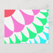 Carte Postale Balances arc-en-ciel blanches (Devant)