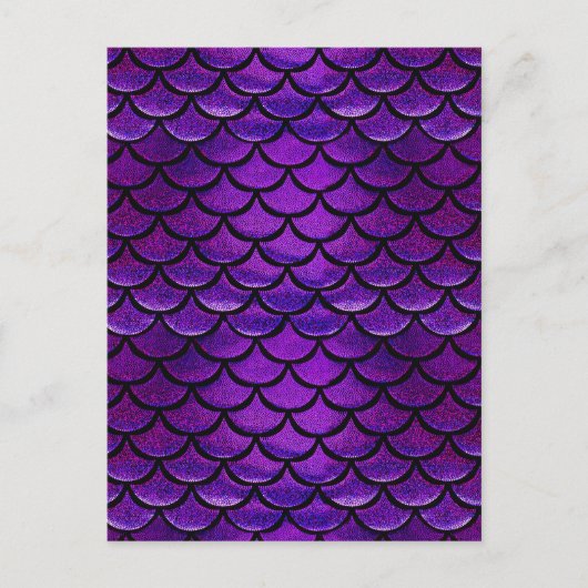 Carte Postale Balances de sirènes bleues et violettes (Devant)