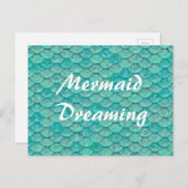 Carte Postale Balances vertes de mer de sirènes (Devant / Derrière)