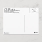 Carte Postale balancier (Dos)