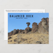Carte postale Balancing Rock Idaho Photo (Devant / Derrière)