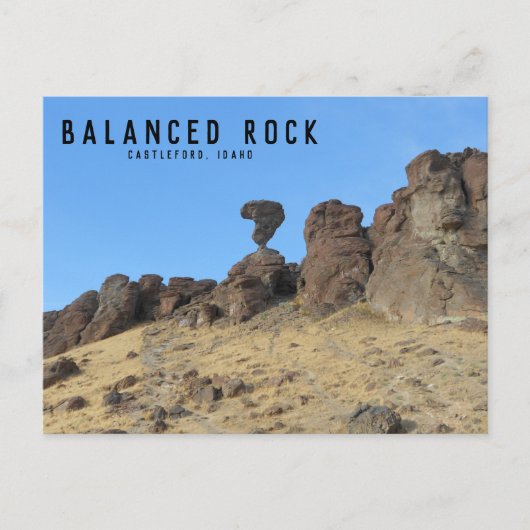 Carte postale Balancing Rock Idaho Photo (Devant)
