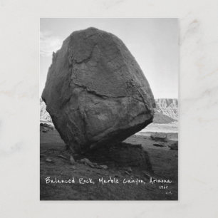 Carte Postale Balancing Rock, Marble Canyon Arizona USA 1965