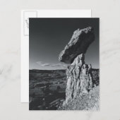 Carte Postale Balancing Rock, Nouveau-Mexique (Devant / Derrière)