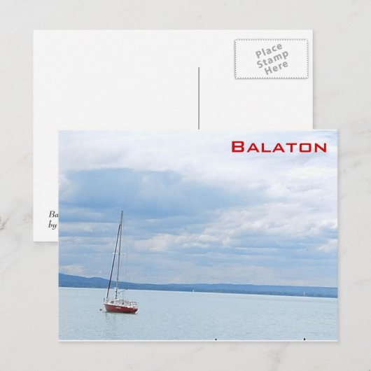 Carte Postale Balaton (Devant / Derrière)