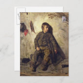 Carte Postale Balayage de Chimney de Savoie, 1832 (Devant / Derrière)