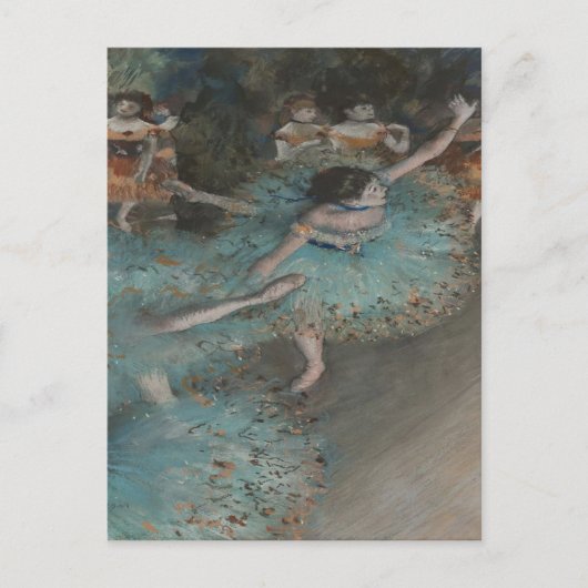 Carte Postale Balayage de la danseuse par Degas (Devant)