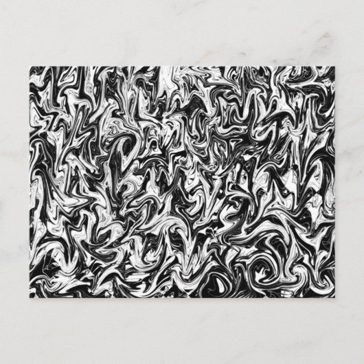 Carte Postale Balayage noir et blanc (Devant)