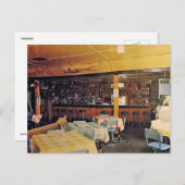 Carte Postale Balayage retro à l'ancienne et une taverne de bièr (Devant / Derrière)