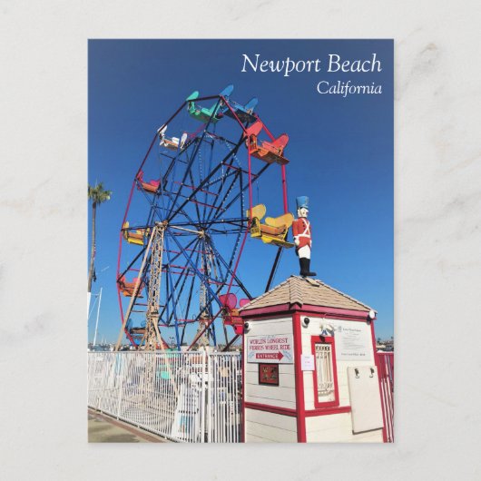 Carte Postale Balboa Fun Zone, Newport Beach, Californie (Devant)