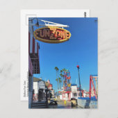 Carte Postale Balboa Fun Zone, Newport Beach, Californie (Devant / Derrière)