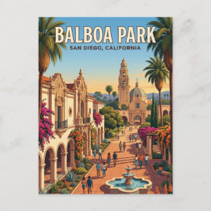 Carte Postale Balboa Park Californie