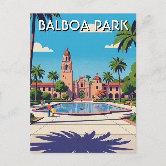 Carte Postale Balboa Park San Diego CA Travel (Devant)