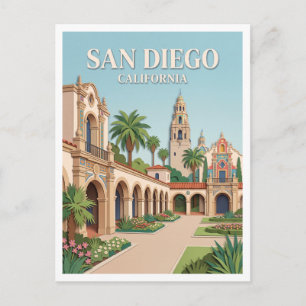 Carte Postale Balboa Park San Diego Californie
