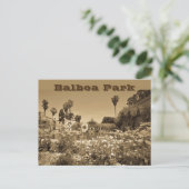 Carte Postale Balboa Park Sepia Tone (Debout devant)