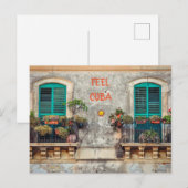 Carte Postale Balcon Cuba (Devant / Derrière)