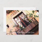 Carte Postale Balcon de Barcelone (Devant / Derrière)