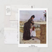 Carte Postale Balcon De Berthe Morisot (Devant / Derrière)
