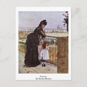 Carte Postale Balcon De Berthe Morisot