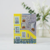 Carte Postale Balcon Paris (Debout devant)