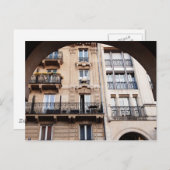 Carte Postale Balcon Parisien (Devant / Derrière)