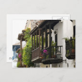 Carte Postale Balcons à Carthagène (Devant / Derrière)