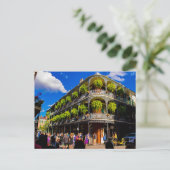 Carte postale Balcons couverts de foune (Debout devant)