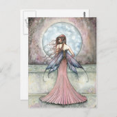 Carte postale Balcony Fairy par Molly Harrison (Devant / Derrière)