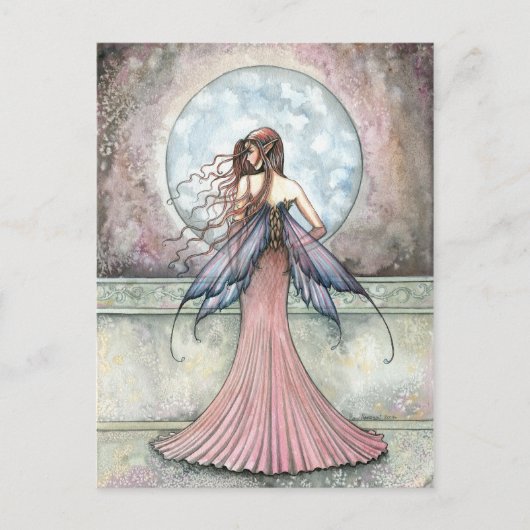 Carte postale Balcony Fairy par Molly Harrison (Devant)