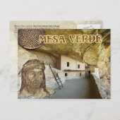 Carte Postale Balcony House, Parc national de Mesa Verde, CO (Devant / Derrière)