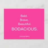 Carte postale BALD & BODACIOUS par April McCallum (Devant)