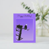 Carte Postale Bald Eagle at Sunset - Art original de la faune (Debout devant)
