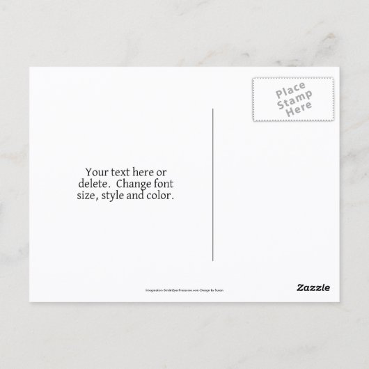 Carte Postale Bald Eagle Full Moon Fantasy Personalized  (Dos)