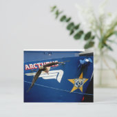 Carte Postale Bald Eagle survolant la F/V Arcturus (Debout devant)