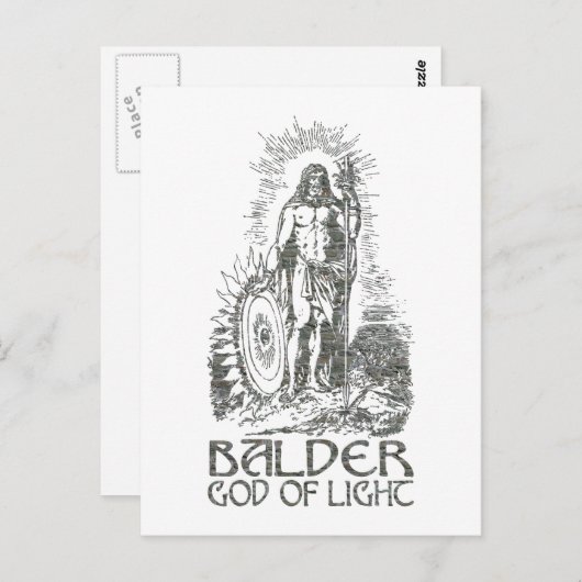 Carte Postale Balder (Devant / Derrière)
