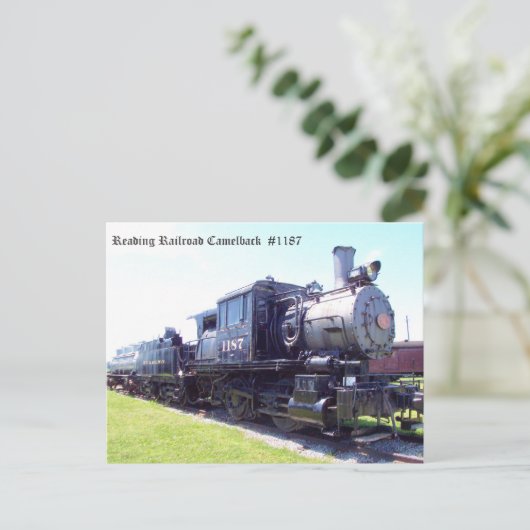 Carte Postale Baldwin Construit Chemin de Fer de Lecture Camelba (Debout devant)