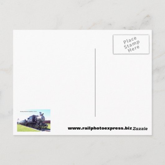 Carte Postale Baldwin Construit Chemin de Fer de Lecture Camelba (Dos)