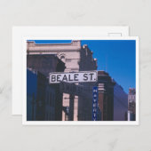 Carte Postale Bale Street, Memphis, Tennessee (Devant / Derrière)