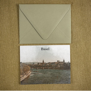 Carte Postale Bâle, Suisse Europe Vue panoramique