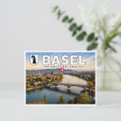 Carte Postale Bâle - Suisse - Rhin (Debout devant)