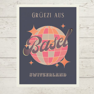 Carte Postale Bâle Suisse Schweiz ville Grüezi salutations
