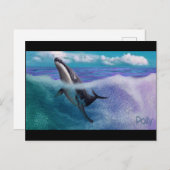 Carte Postale Baleine (Devant / Derrière)