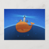 Carte Postale Baleine (Devant)