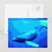 Carte Postale Baleine à bosse (Devant / Derrière)