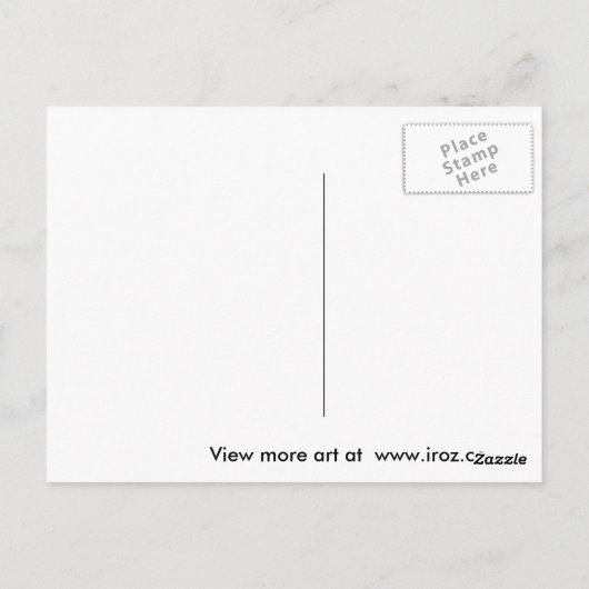 Carte Postale Baleine bleue (Dos)