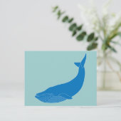 Carte Postale Baleine bleue Mammifères marins Faune Océans (Debout devant)