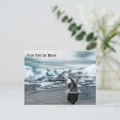 Carte Postale Baleine boréale (Debout devant)