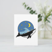 Carte Postale Baleine céleste (Debout devant)