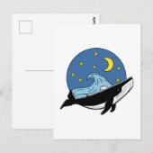 Carte Postale Baleine céleste (Devant / Derrière)