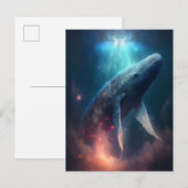 Carte Postale Baleine Dans Le Ciel L'Art Imaginaire (Devant / Derrière)